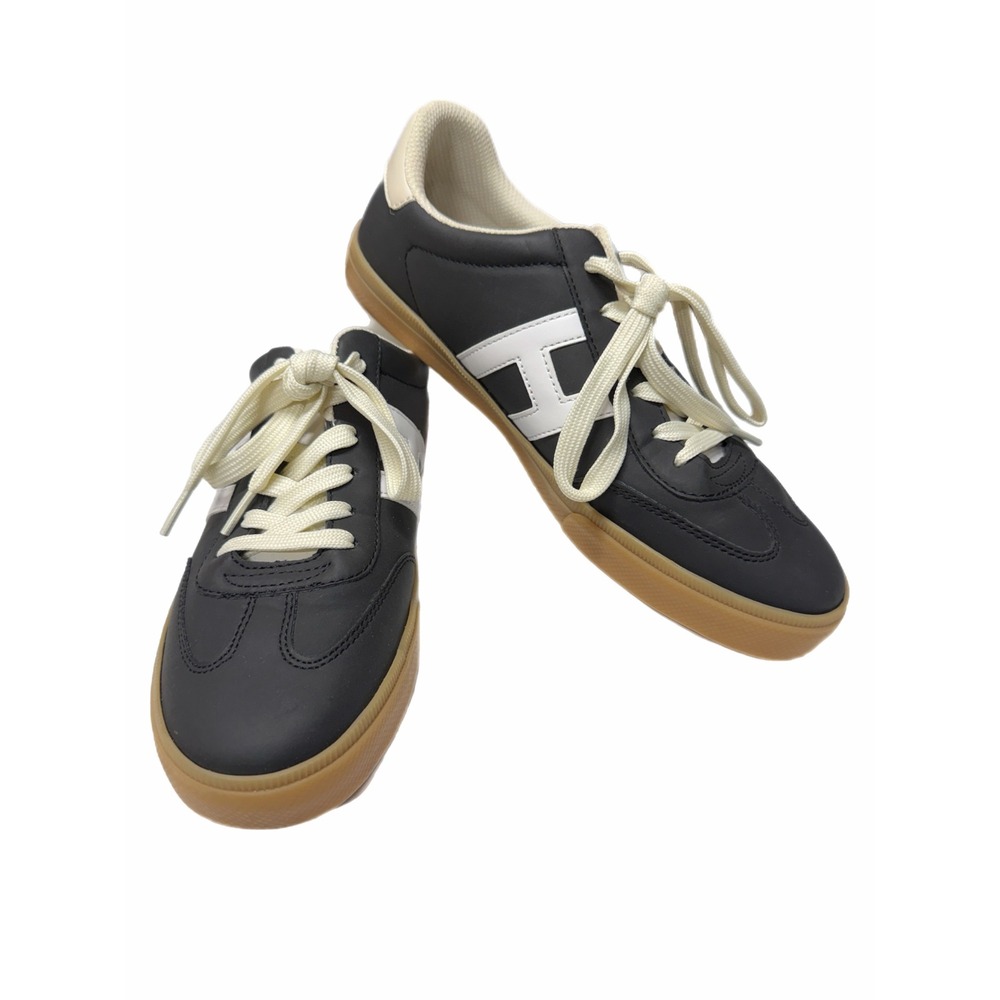 Tommy Hilfiger Mens Low Top Sneakers Navy Blue White Gum Sole Lace Up Shoes